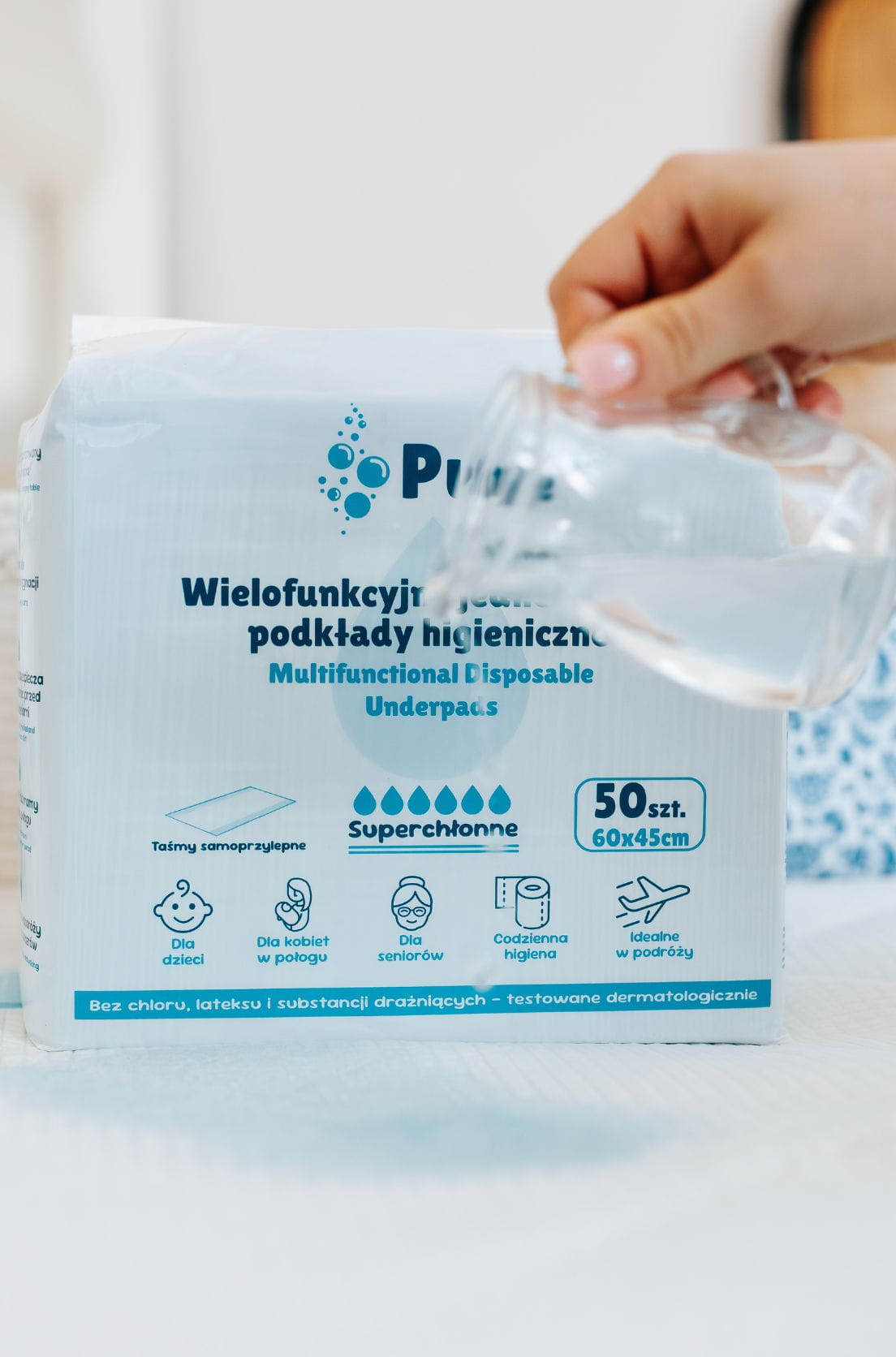 podkłady higieniczne chłonne