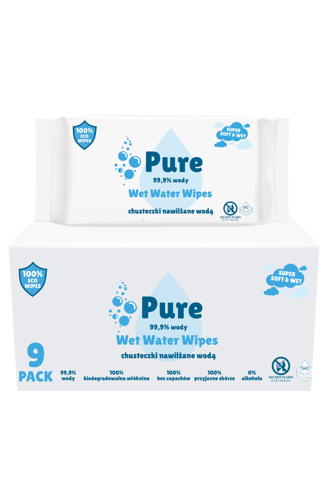 water wipes chusteczki nawilżane