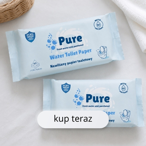 nawilżany papier toaletowy  Pure Baby