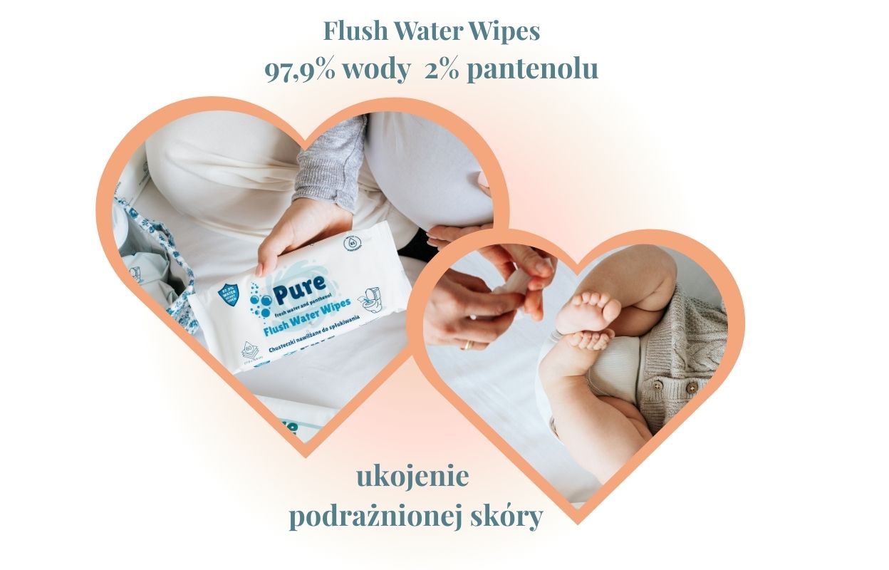 chusteczki nawilżane do spłukiwania
